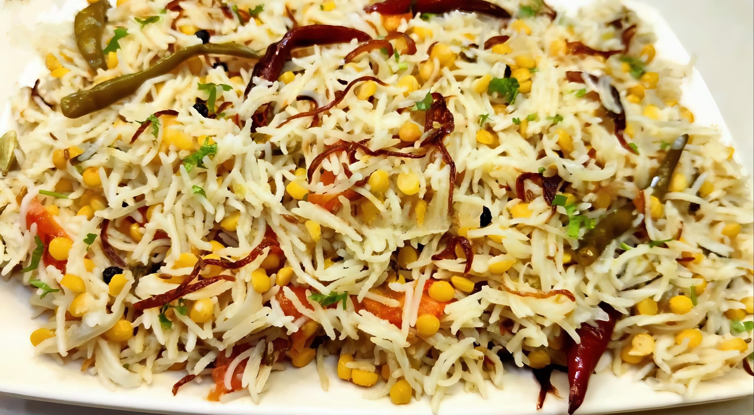 Chana Dal Pulao Recipe