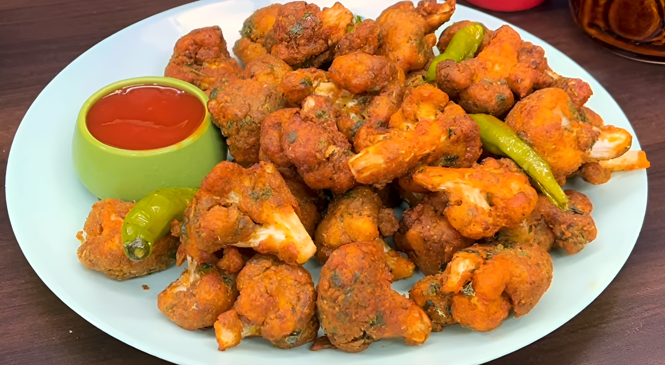 Spicy Cauliflower Pakoras