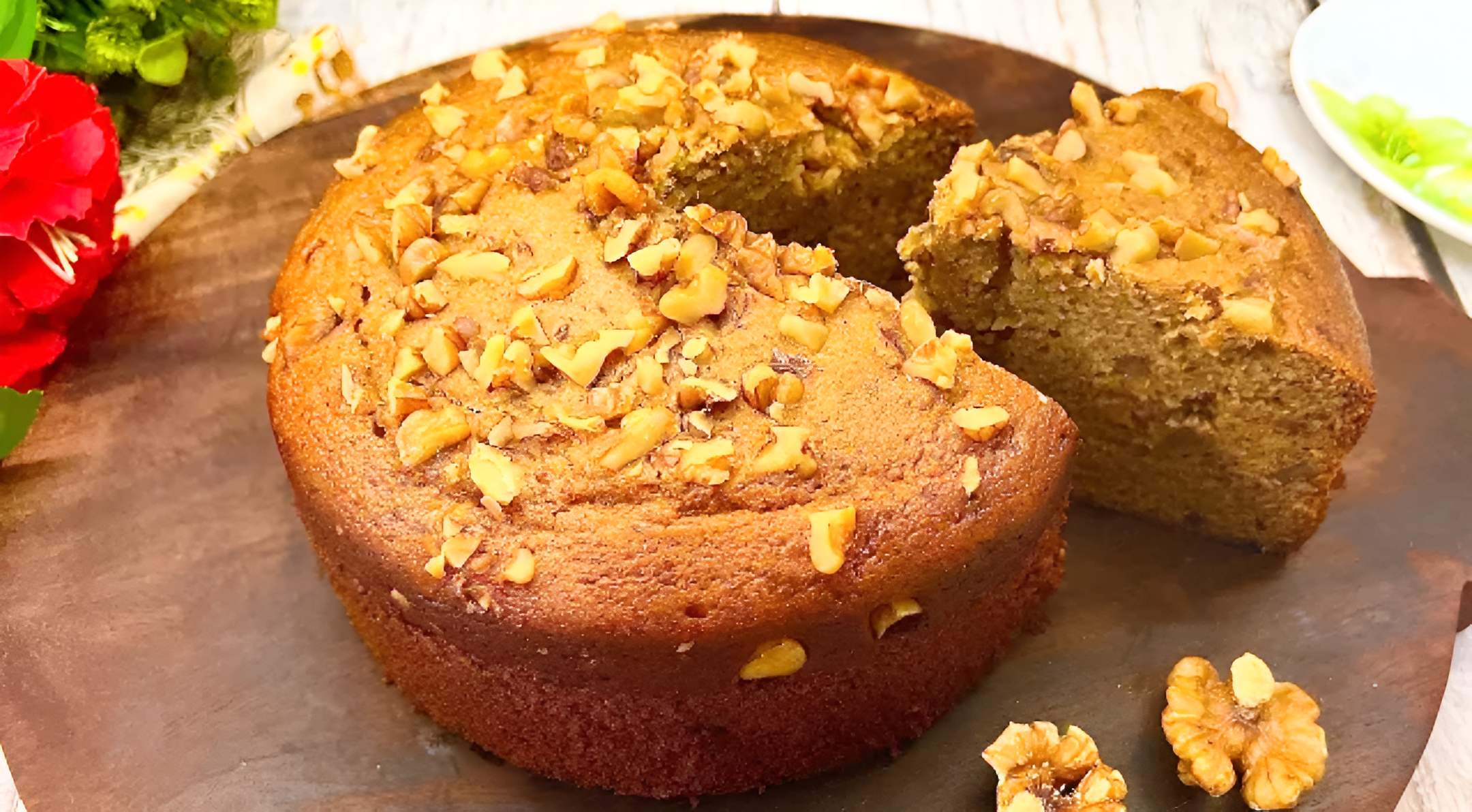 Walnut Date Cake Recipe