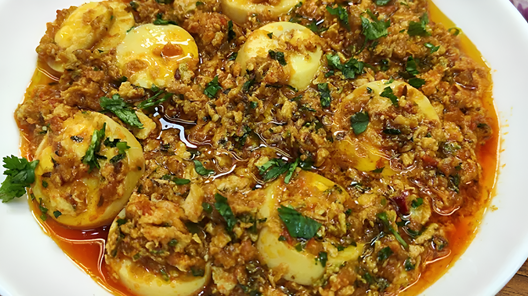 Egg Bhurji Gravy Recipe